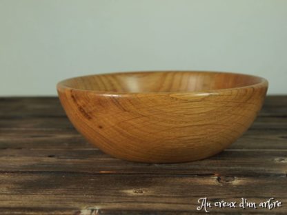 Assiette creuse en chêne – Image 3