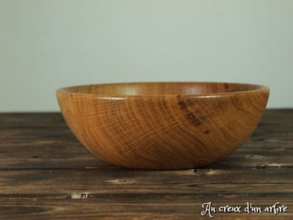 Assiette creuse en chêne