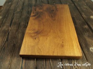 Planche de présentation en chêne