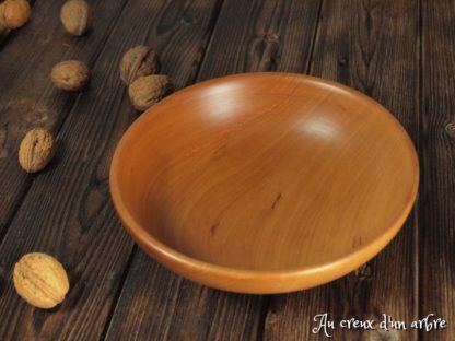 Assiette creuse en poirier – Image 5