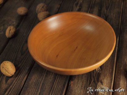 Assiette creuse en poirier – Image 3