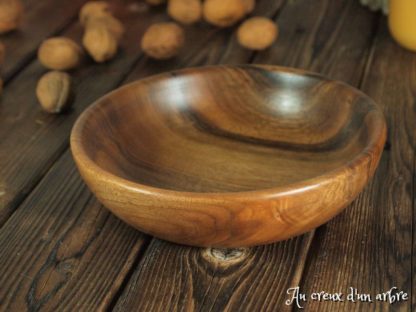 Assiette creuse en noyer – Image 4