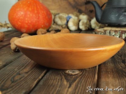 Assiette creuse en poirier – Image 5