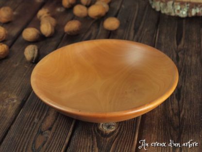 Assiette creuse en poirier – Image 3