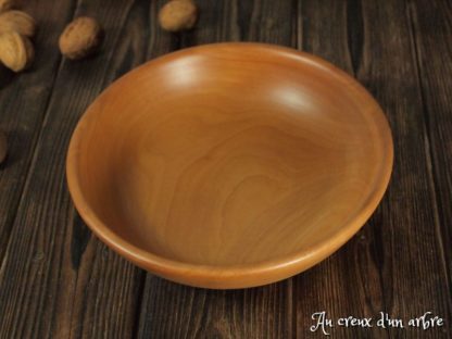 Assiette creuse en poirier – Image 5