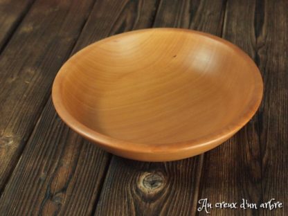 Assiette creuse en poirier – Image 5