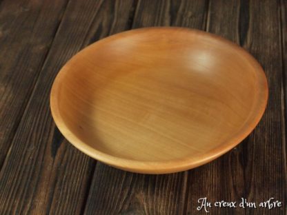 Assiette creuse en poirier – Image 4