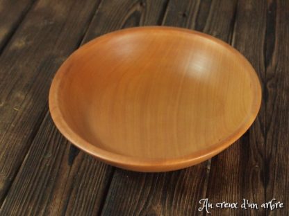 Assiette creuse en poirier – Image 3