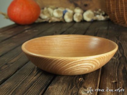 Assiette creuse en frêne – Image 4