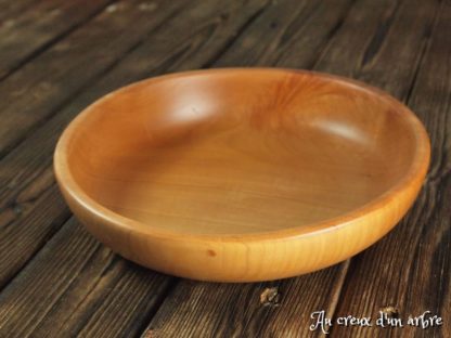 Assiette creuse en poirier – Image 5