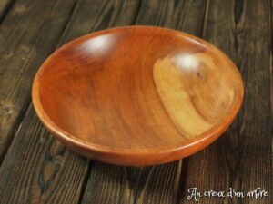 Assiette creuse en pommier 292