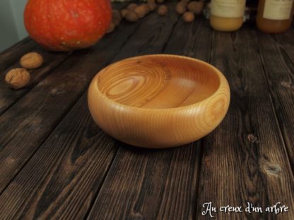 Assiette creuse en frêne-olivier – Image 4