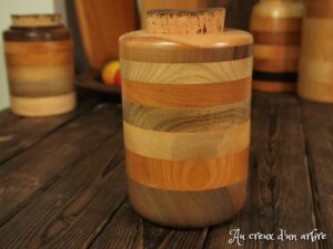 Pot en bois de merisier châtaignier noyer merisier érable
