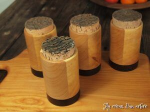 Pot en bois de poirier tilleul wengé