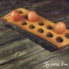 Organisoeuf en merisier - 12 oeufs