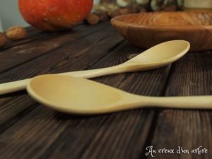Cuillère en bois pour manger (adulte) en érable