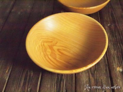 Assiettes creuses en frêne-olivier – Image 3