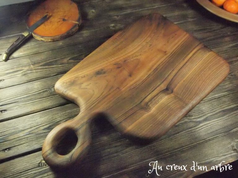 Planche à découper en bois nobles, fabrication française & artisanale