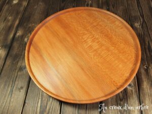 Plat à tarte en platane