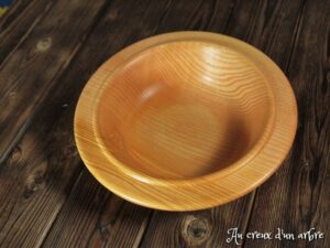 Assiette creuse en frêne 276