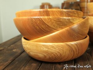 Petits plats en frêne-olivier 40