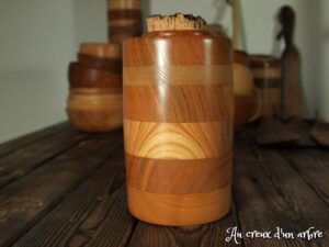 Boite en merisier châtaignier