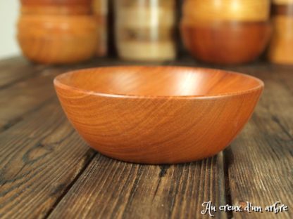 Assiette creuse en merisier - Taille bébé – Image 4