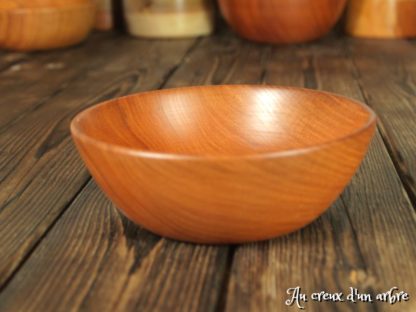 Assiette creuse en merisier - Taille bébé