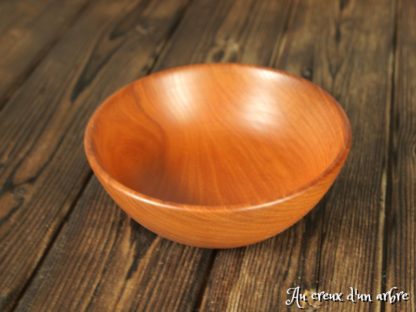 Assiette creuse en merisier - Taille bébé – Image 2