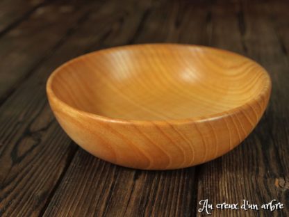Assiette creuse en frêne - Taille bébé – Image 2