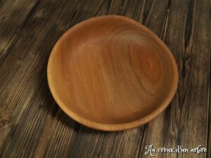 Assiette creuse en platane - taille bébé 265