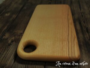 Planche à découper en frêne-olivier