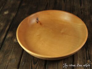 Petit plat en hêtre