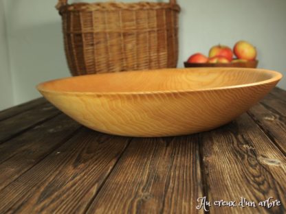 Grand plat en frêne