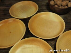 Assiettes en érable champêtre (bébé/enfant) 31