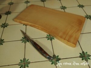 Planche à découper en érable