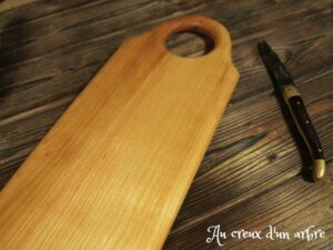Planche à découper en frene