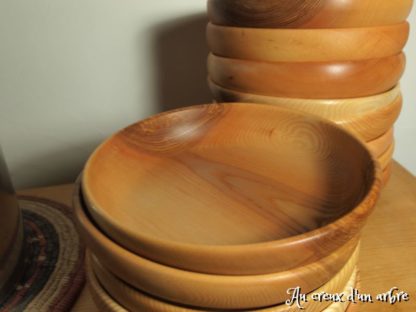 Assiette creuse en frêne – Image 8