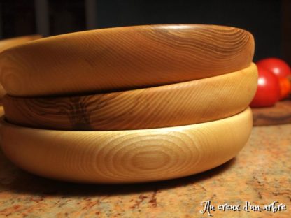 Assiette creuse en frêne – Image 4