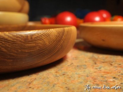Assiette creuse en frêne – Image 2