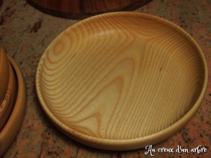 Assiette creuse en frêne – Image 5