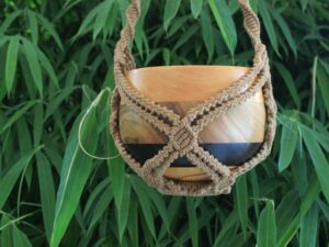 Suspension en bois