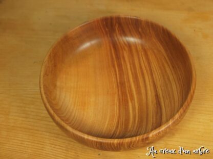 Petite assiette creuse en frêne-olivier – Image 5