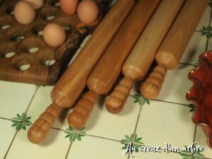 Rouleau à patisserie en hêtre
