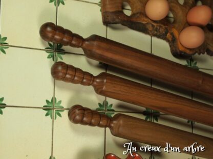 Rouleau à patisserie en noyer – Image 2