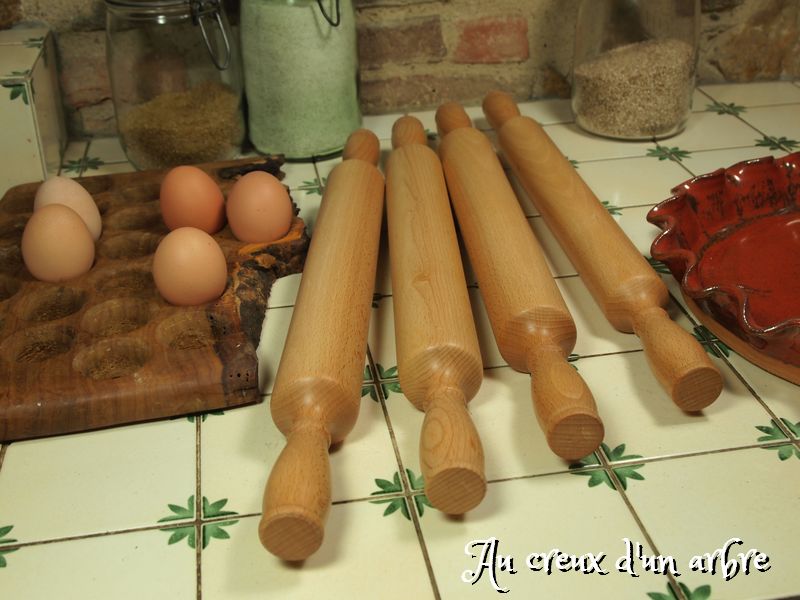 Rouleau à pâtisserie en Bois d'Olivier