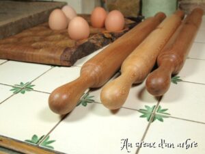 Rouleau à patisserie en platane
