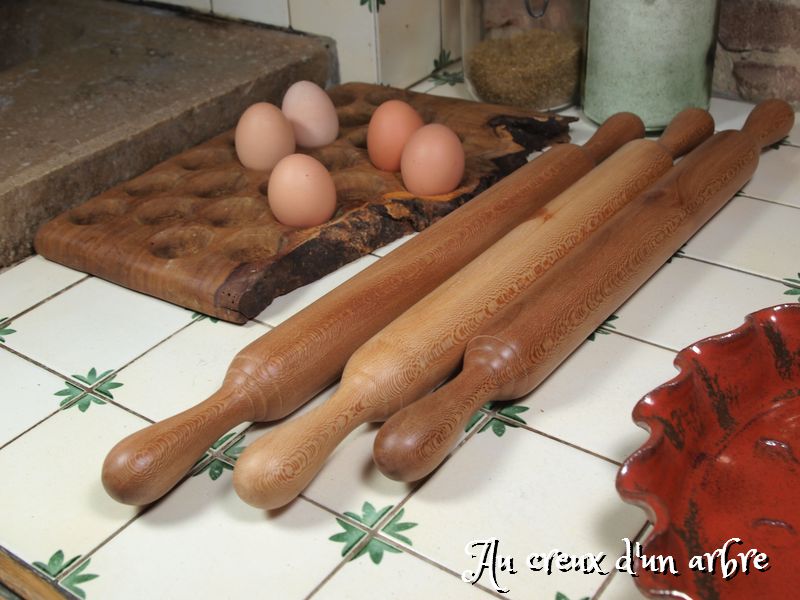 Rouleau à patisserie en platane - Au creux d'un arbre