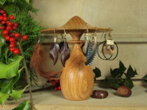 Champignon porte boucle d’oreille – grand modèle
