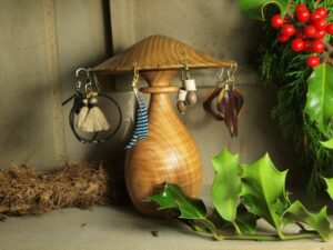 Champignon porte boucle d’oreille – grand modèle